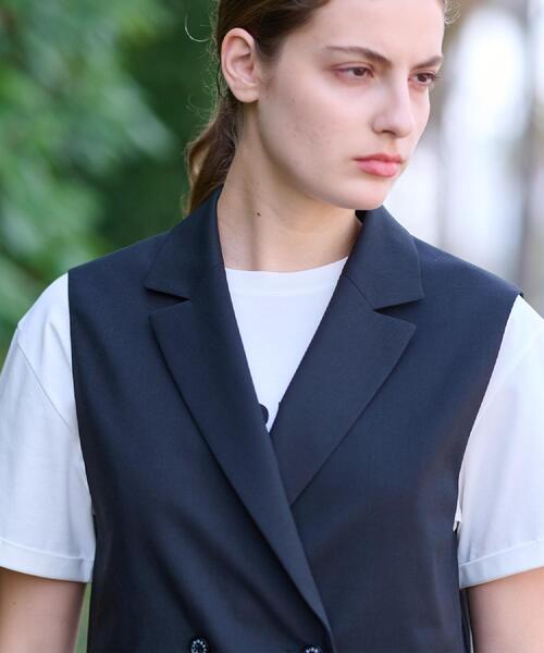 DRESSTERIOR(ドレステリア)の「テーラードサマージレ(ベスト・レディース・ブラック/ベージュ・38/36)」の13枚目の写真