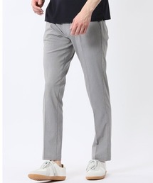 パンツ メンズ ストレッチ 接触冷感 抗菌防臭 スリム トラウザー テーパード 股下82cm クロスストレッチ + エアー