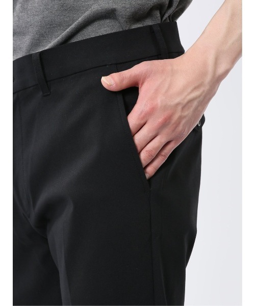 TAKA-Q（タカキュー）の「【抗菌防臭 接触冷感】タカキュー クロスストレッチ+エアー 軽量 ウォッシャブル トラウザーパンツ 股下82cm（チノパンツ・メンズ・ハウンドトゥース/ブラック/ベージュ/ネイビー・S/LARGE/X-LARGE/3L/MEDIUM）」の10枚目の写真