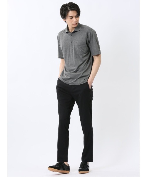 TAKA-Q（タカキュー）の「【抗菌防臭 接触冷感】タカキュー クロスストレッチ+エアー 軽量 ウォッシャブル トラウザーパンツ 股下82cm（チノパンツ・メンズ・ハウンドトゥース/ブラック/ベージュ/ネイビー・S/LARGE/X-LARGE/3L/MEDIUM）」の15枚目の写真