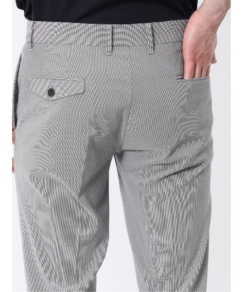 TAKA-Q（タカキュー）の「【抗菌防臭 接触冷感】タカキュー クロスストレッチ+エアー 軽量 ウォッシャブル トラウザーパンツ 股下82cm（チノパンツ・メンズ・ハウンドトゥース/ブラック/ベージュ/ネイビー・S/LARGE/X-LARGE/3L/MEDIUM）」の21枚目の写真