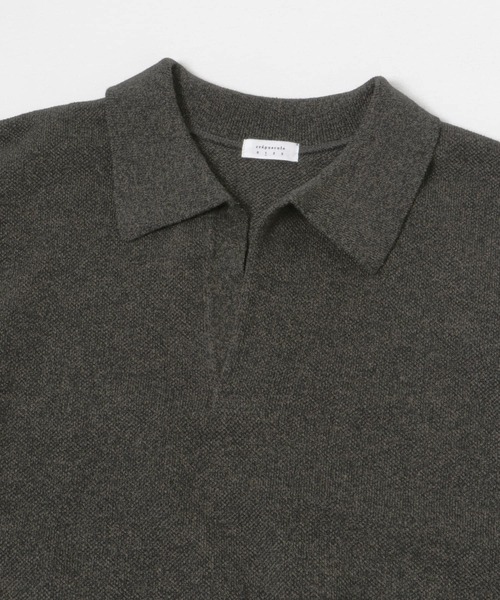 別注』crepuscule×URBAN RESEARCH Linen Skipper Polo（ニット