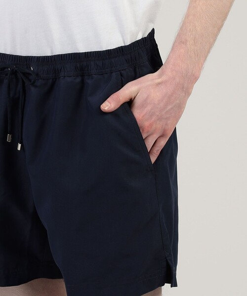 国内発送/ /ドローストリング スイムショーツ ドローストリング スイムショーツ （Navy）| Sunspel