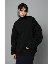 HeRIN.CYE ヘリンドットサイ ニット　バイカラー　長袖　ブラック　新品 HeRIN.CYE ヘリンドットサイ ニット バイカラー 長袖 ブラック