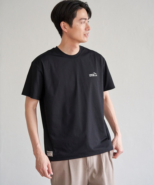 ikka(イッカ)の「URBAN NATURE LIFE アーバンネイチャーライフ ドライスピードプリントTシャツ(Tシャツ/カットソー・メンズ・ブラウン/グレー/ブラック/ホワイト・M/L/XL/S)」の21枚目の写真