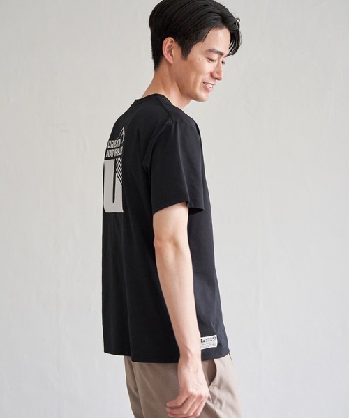 ikka(イッカ)の「URBAN NATURE LIFE アーバンネイチャーライフ ドライスピードプリントTシャツ(Tシャツ/カットソー・メンズ・ブラウン/グレー/ブラック/ホワイト・M/L/XL/S)」の22枚目の写真