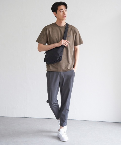 ikka(イッカ)の「URBAN NATURE LIFE アーバンネイチャーライフ ドライスピードプリントTシャツ(Tシャツ/カットソー・メンズ・ブラウン/グレー/ブラック/ホワイト・M/L/XL/S)」の9枚目の写真
