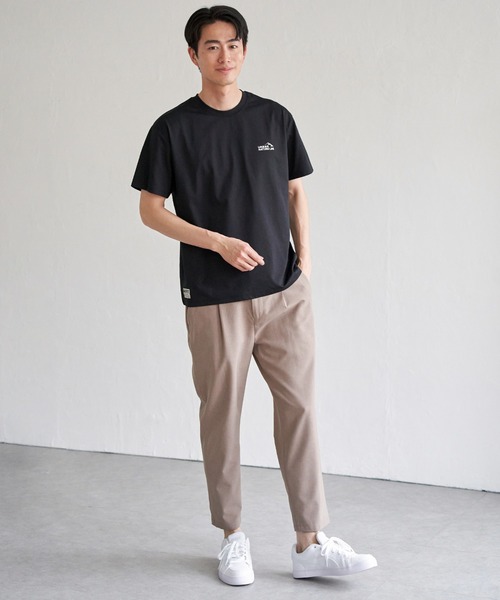 ikka(イッカ)の「URBAN NATURE LIFE アーバンネイチャーライフ ドライスピードプリントTシャツ(Tシャツ/カットソー・メンズ・ブラウン/グレー/ブラック/ホワイト・M/L/XL/S)」の13枚目の写真