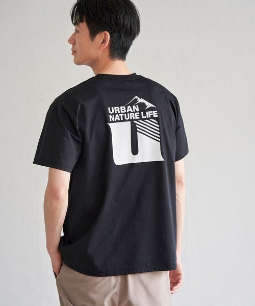 ikka(イッカ)の「URBAN NATURE LIFE アーバンネイチャーライフ ドライスピードプリントTシャツ(Tシャツ/カットソー・メンズ・ブラウン/グレー/ブラック/ホワイト・M/L/XL/S)」の15枚目の写真