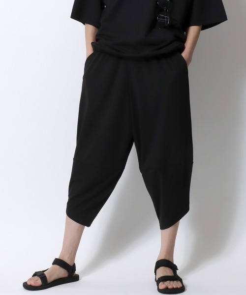 【現行】シビラ パンツ サルエル ニット バルーン ブラウン M 洗える 日本製 現行】シビラ パンツ サルエル ニット バルーン ブラウン M