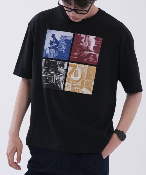 ZOO YORK(ズーヨーク)の「【ZOO YORK/ズーヨーク】天竺デザインプリント半袖Tシャツ(Tシャツ/カットソー・メンズ・ホワイト/ブラック/ブラック系その他/グレー/オフホワイト/ブルー・X-LARGE/LARGE/MEDIUM)」の4枚目の写真