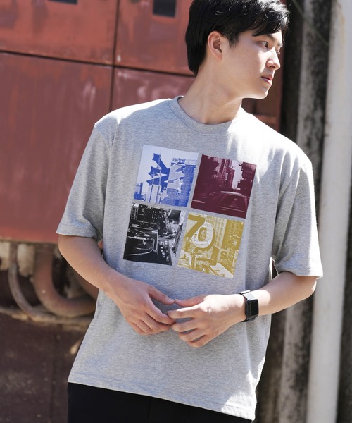 ZOO YORK(ズーヨーク)の「【ZOO YORK/ズーヨーク】天竺デザインプリント半袖Tシャツ(Tシャツ/カットソー・メンズ・ホワイト/ブラック/ブラック系その他/グレー/オフホワイト/ブルー・X-LARGE/LARGE/MEDIUM)」の5枚目の写真
