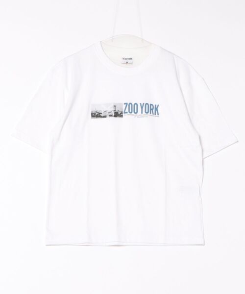 ZOO YORK(ズーヨーク)の「【ZOO YORK/ズーヨーク】天竺デザインプリント半袖Tシャツ(Tシャツ/カットソー・メンズ・ホワイト/ブラック/ブラック系その他/グレー/オフホワイト/ブルー・X-LARGE/LARGE/MEDIUM)」の13枚目の写真
