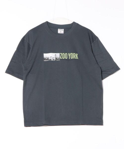 ZOO YORK(ズーヨーク)の「【ZOO YORK/ズーヨーク】天竺デザインプリント半袖Tシャツ(Tシャツ/カットソー・メンズ・ホワイト/ブラック/ブラック系その他/グレー/オフホワイト/ブルー・X-LARGE/LARGE/MEDIUM)」の7枚目の写真