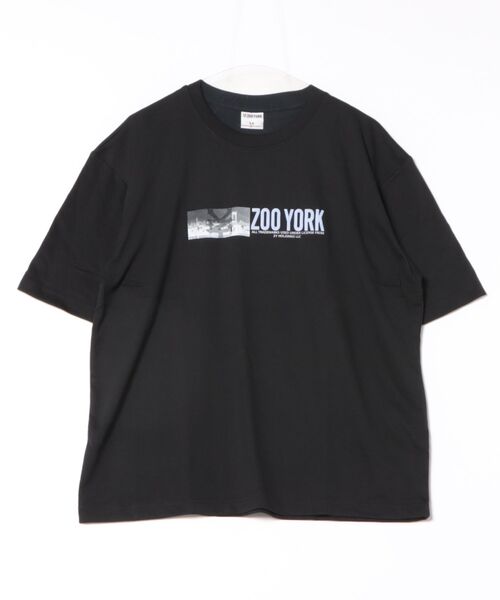 ZOO YORK(ズーヨーク)の「【ZOO YORK/ズーヨーク】天竺デザインプリント半袖Tシャツ(Tシャツ/カットソー・メンズ・ホワイト/ブラック/ブラック系その他/グレー/オフホワイト/ブルー・X-LARGE/LARGE/MEDIUM)」の10枚目の写真
