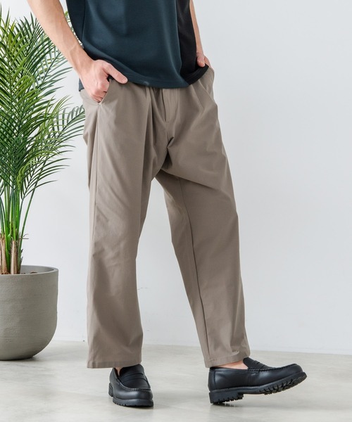 Blue Standard (ブルースタンダード)の「【Blue Standard:ブルースタンダード】ジョーゼットタックイージーパンツ 吸水速乾 接触冷感 UVカット(その他パンツ・メンズ・ベージュ/ブラック/チャコールグレー・MEDIUM/X-LARGE/LARGE)」の20枚目の写真
