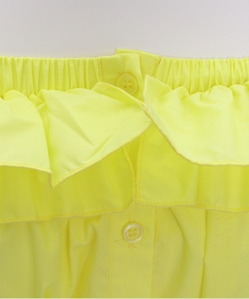 clear（クリア）の「フリルオフショルブラウス [着回し力抜群 大人 カジュアル 二の腕カバー 骨格ウェーブ]（シャツ/ブラウス・レディース・オフホワイト/ブラック/イエロー・F）」の9枚目の写真