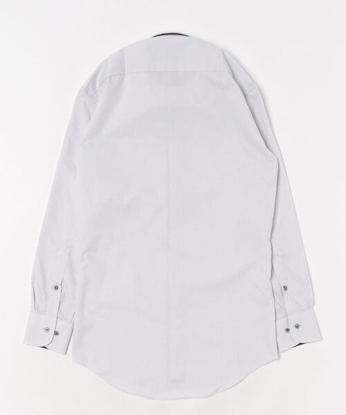 TOKYO SHIRTS（トウキョウシャツ）の「形態安定ノンアイロン ボタンダウン 長袖ビジネスワイシャツ（ビジネスシャツ・メンズ・グレー・首回り39cm-裄丈80cm/首回り39cm-裄丈84cm/首回り41cm-裄丈82cm/首回り41cm-裄丈86cm/首回り37cm-裄丈80cm/首回り37cm-裄丈84cm/首回り42cm-裄丈82cm/首回り42cm-裄丈86cm/首回り43cm-裄丈82cm/首回り43cm-裄丈86cm）」の7枚目の写真