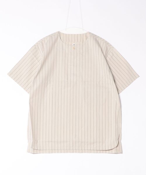 KATO`(カトー)の「【Ca】【it】【KATO(カトー)】201 ヘンリーシャツ(シャツ/ブラウス・メンズ・ストライプ/その他・L/M/S/XL)」の1枚目の写真