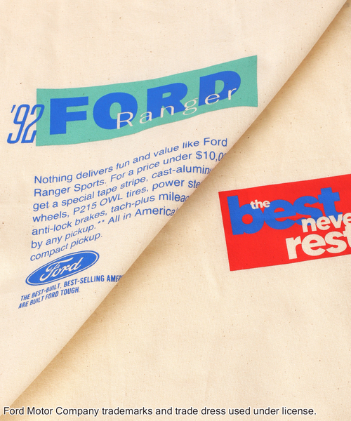 GOOD ROCK SPEED(グッドロックスピード)の「別注【GOOD ROCK SPEED】 FORD トートバッグ(トートバッグ・レディース・ネイビー/アイボリー/サックスブルー・FREE)」の7枚目の写真