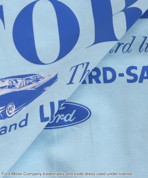 GOOD ROCK SPEED(グッドロックスピード)の「別注【GOOD ROCK SPEED】 FORD トートバッグ(トートバッグ・レディース・ネイビー/アイボリー/サックスブルー・FREE)」の5枚目の写真