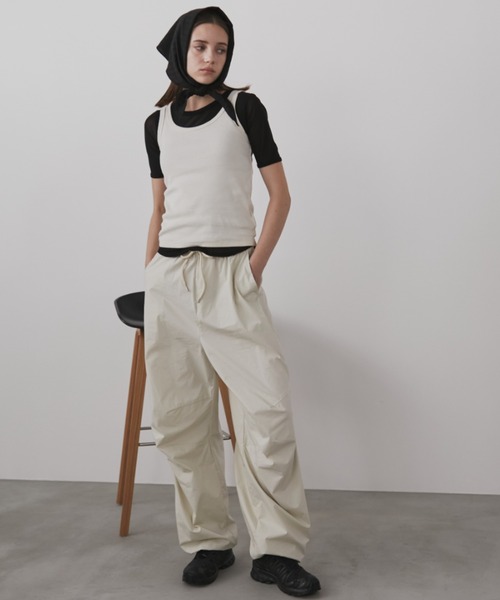 Auntie Rosa Holiday(アンティローザホリデー)の「パワーメッシュ半袖TEE(Tシャツ/カットソー・レディース・アイボリー/ブラック/ネイビー/ボルドー・FREE)」の17枚目の写真