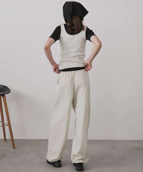 Auntie Rosa Holiday(アンティローザホリデー)の「パワーメッシュ半袖TEE(Tシャツ/カットソー・レディース・アイボリー/ブラック/ネイビー/ボルドー・FREE)」の19枚目の写真