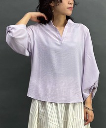 NICOLE white | タックパフブラウス(シャツ/ブラウス)