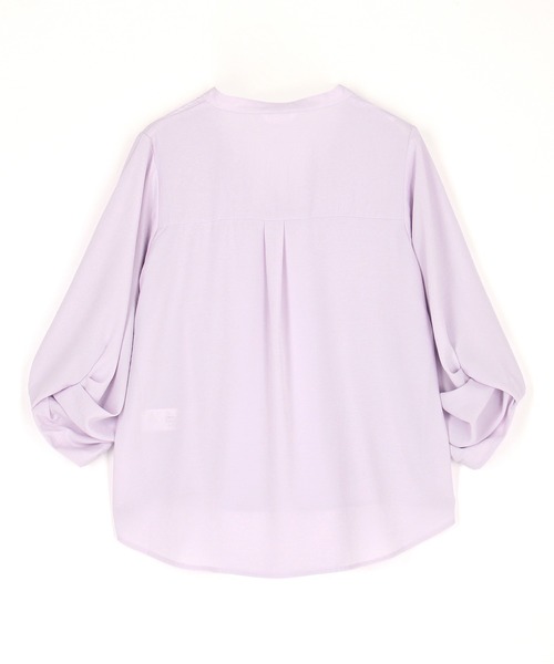 NICOLE white（ニコルホワイト）の「タックパフブラウス（シャツ/ブラウス・レディース・ラベンダー/オフホワイト/ブラック・FREE）」の14枚目の写真