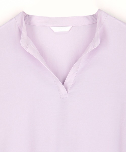 NICOLE white（ニコルホワイト）の「タックパフブラウス（シャツ/ブラウス・レディース・ラベンダー/オフホワイト/ブラック・FREE）」の15枚目の写真