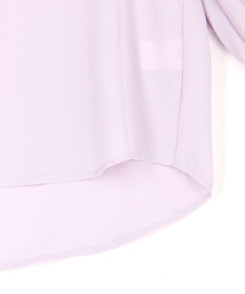 NICOLE white（ニコルホワイト）の「タックパフブラウス（シャツ/ブラウス・レディース・ラベンダー/オフホワイト/ブラック・FREE）」の17枚目の写真