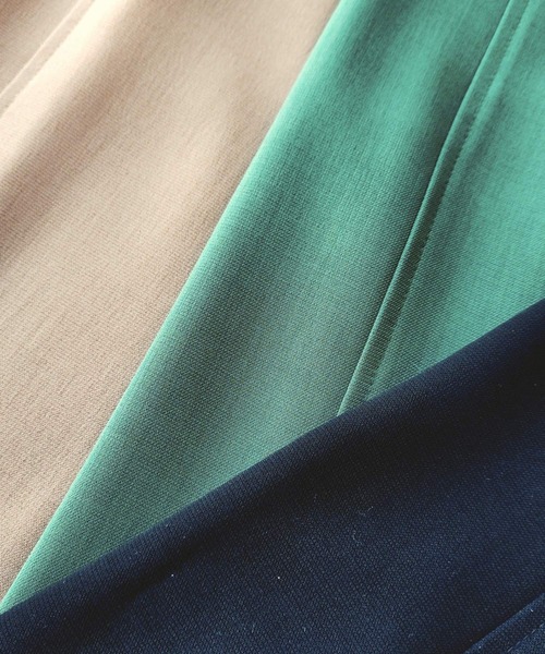 Q（キュー）の「COOLフレアスカート（スカート・レディース・ダークグリーン/ブラック/ベージュ・MEDIUM）」の13枚目の写真