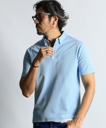 The DUFFER of ST.GEORGE | COOLFIBER PLATING SMART POLO：速乾・防シワ COOLFIBER 台衿付 ボタンダウン ビジカジ 綺麗目ポロシャツ(ポロシャツ)