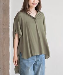 レーヨンスキッパーブラウス