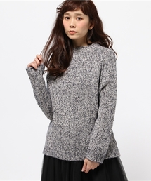 Ray BEAMS | Ray BEAMS / ミックスヤーン ボトルネック(ニット/セーター)