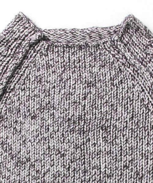 Ray BEAMS（レイビームス）の「Ray BEAMS / ミックスヤーン ボトルネック（ニット/セーター・レディース・オフホワイト/レッド/ネイビー・ONE SIZE）」の7枚目の写真