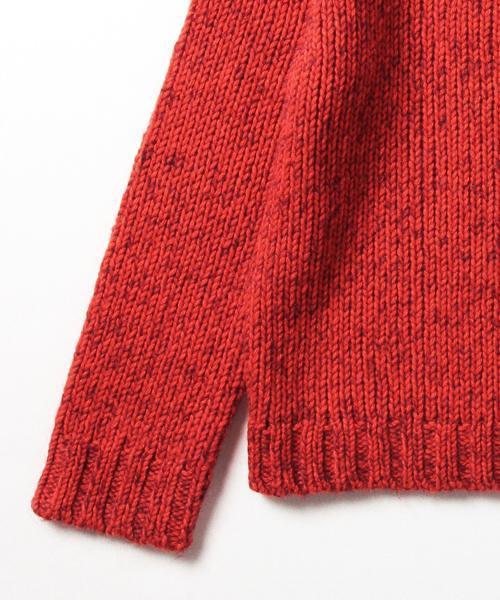 Ray BEAMS（レイビームス）の「Ray BEAMS / ミックスヤーン ボトルネック（ニット/セーター・レディース・オフホワイト/レッド/ネイビー・ONE SIZE）」の16枚目の写真