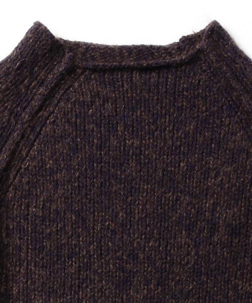 Ray BEAMS（レイビームス）の「Ray BEAMS / ミックスヤーン ボトルネック（ニット/セーター・レディース・オフホワイト/レッド/ネイビー・ONE SIZE）」の9枚目の写真