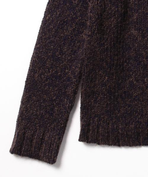 Ray BEAMS（レイビームス）の「Ray BEAMS / ミックスヤーン ボトルネック（ニット/セーター・レディース・オフホワイト/レッド/ネイビー・ONE SIZE）」の10枚目の写真