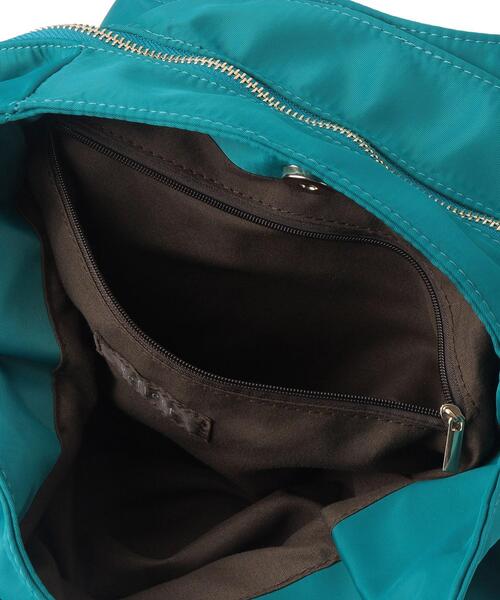 Reflect(リフレクト)の「【大容量/底ファスナー付き/キレイめコーデにも◎】ナイロンバッグ(トートバッグ・レディース・ベージュ系4/ブルーグリーン/ブラック・00)」の17枚目の写真