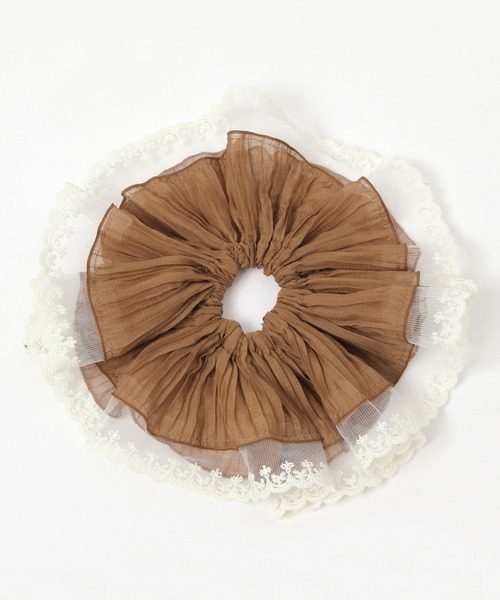 GLOBAL WORK（グローバルワーク）の「BIGシシュウシュシュ/493525（シュシュ・レディース・ホワイト系その他/ホワイト系その他2/ベージュ/ホワイト系その他3/ホワイト系その他4・ONE SIZE）」の5枚目の写真