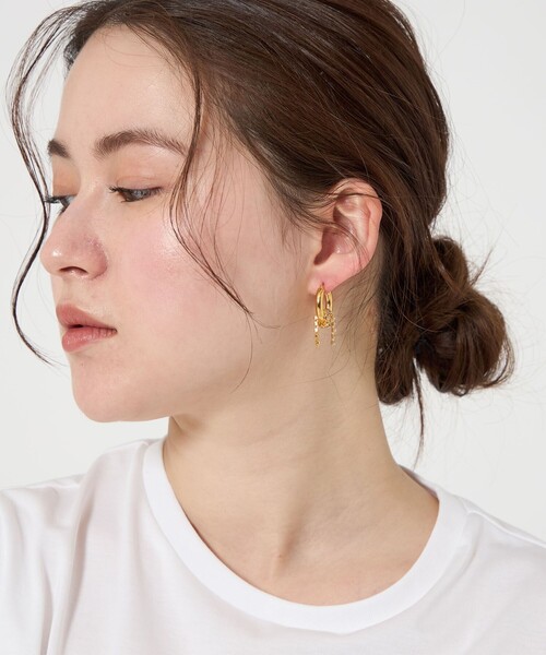 loni＞Bijou chain ピアス（ピアス（両耳用））｜loni（ロニ）の