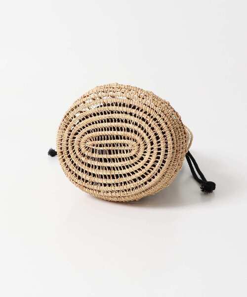 URBAN RESEARCH Sonny Label（アーバンリサーチサニーレーベル）の「TARANGO　ミニカゴバッグ（かごバッグ・レディース・オフホワイト/ブラック・ONE）」の9枚目の写真