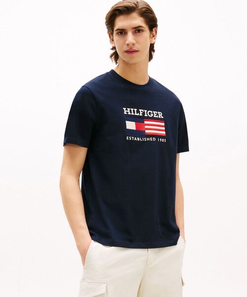 アメリカーナモノタイプフラッグボックスTシャツ