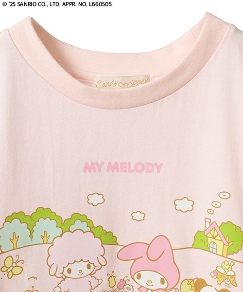 Candy Stripper（キャンディストリッパー）の「【MY MELODY】BFFS トップス（Tシャツ/カットソー・レディース・ラベンダー/ライトピンク/ライトブルー・FREE）」の5枚目の写真