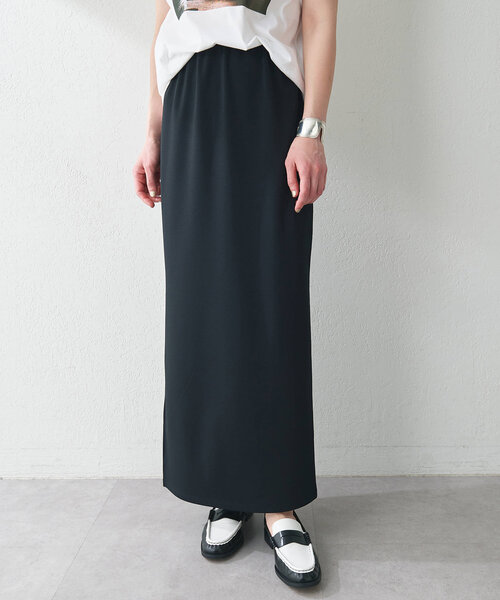 カットジョーゼットスリットスカート（スカート）｜Whim Gazette