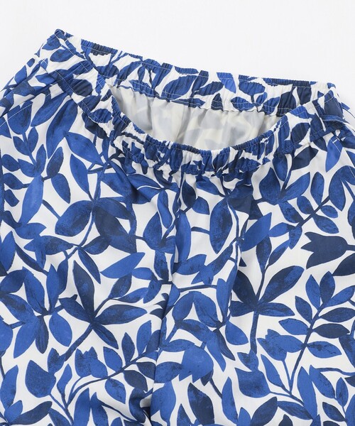 MACKINTOSH PHILOSOPHY（ﾏｯｷﾝﾄｯｼｭ ﾌｨﾛｿﾌｨｰ）の「リーフプリントイージーパンツ（その他パンツ・レディース・ライトブルー・38）」の8枚目の写真