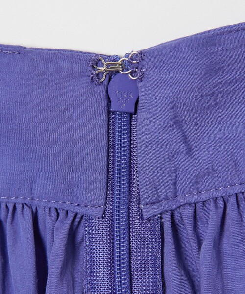 EMMEL REFINES（エメルリファインズ）の「＜EMMEL REFINES＞EM サイドボリューム タックスカート（スカート・レディース・パープル/ブラック・S/M）」の11枚目の写真