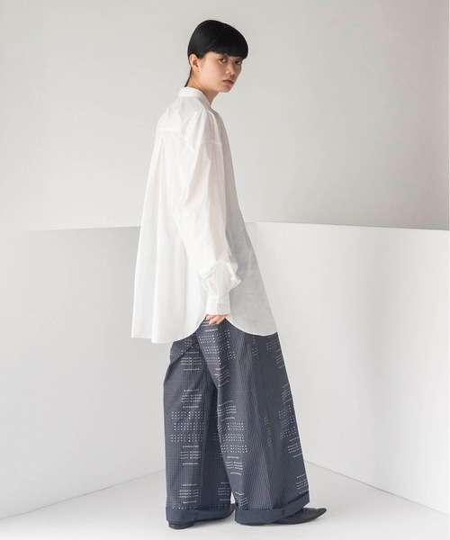mintdesigns(ミントデザインズ)の「DOT TYPE GATHER PANTS(その他パンツ・レディース・ネイビー/レッド・ONESIZE)」の7枚目の写真