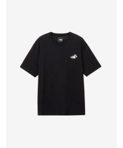 【送料・関税込】ザ・ノース・フェイス 縦型Tシャツ ブラック ザ・ノースフェイス / ショートスリーブフラワーロゴティー